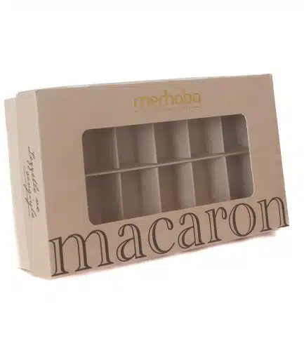 Pencereli Macaron Kutusu